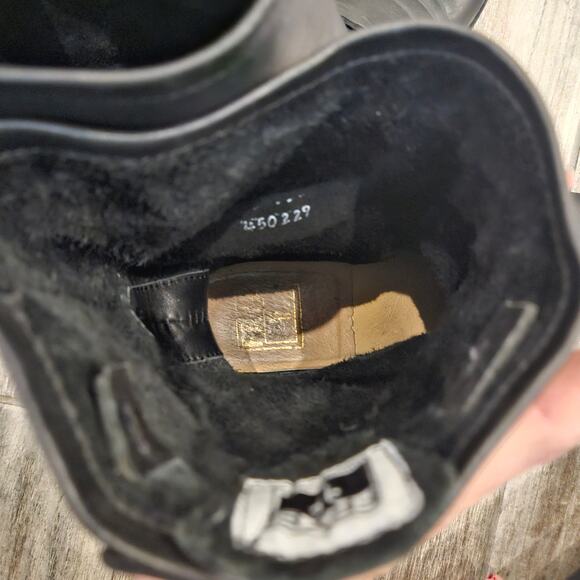 Frye Veronica Flex Short Moto Boots Womens 7 Leather Round Toe Classic Timeless - Picture 16 of 16